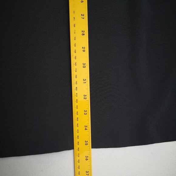 Loft Ladies Size 8 Dark Grey Fit & Flare Back Zip Dress - Picture 11 of 11